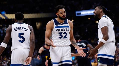 Timberwolves vs. Nuggets Western Semifinals Game .